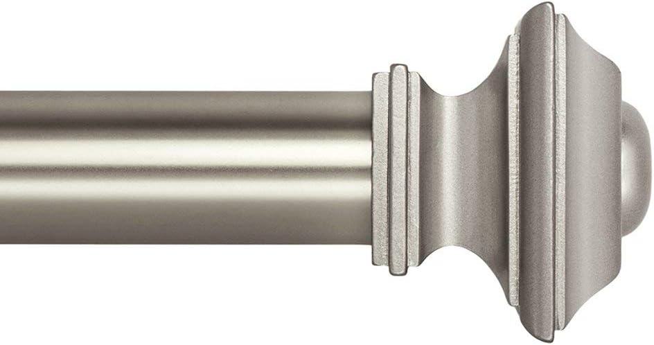 Ivilon Drapery Treatment Window Curtain Rod - Square Design