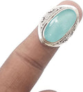 Solid 925 Sterling Silver Gemstone Ring for Women - Comfort Fit is
