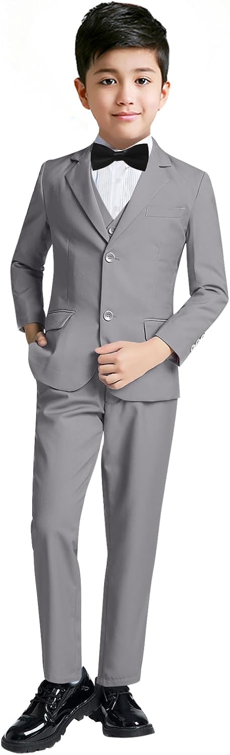 YuanLu Boys Suit for Kids Tuxedo Wedding Ring Bearer Outfit
