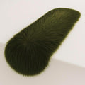 Olive Faux Fur Table Runner 24 x 72 in - Plush Holiday Accent