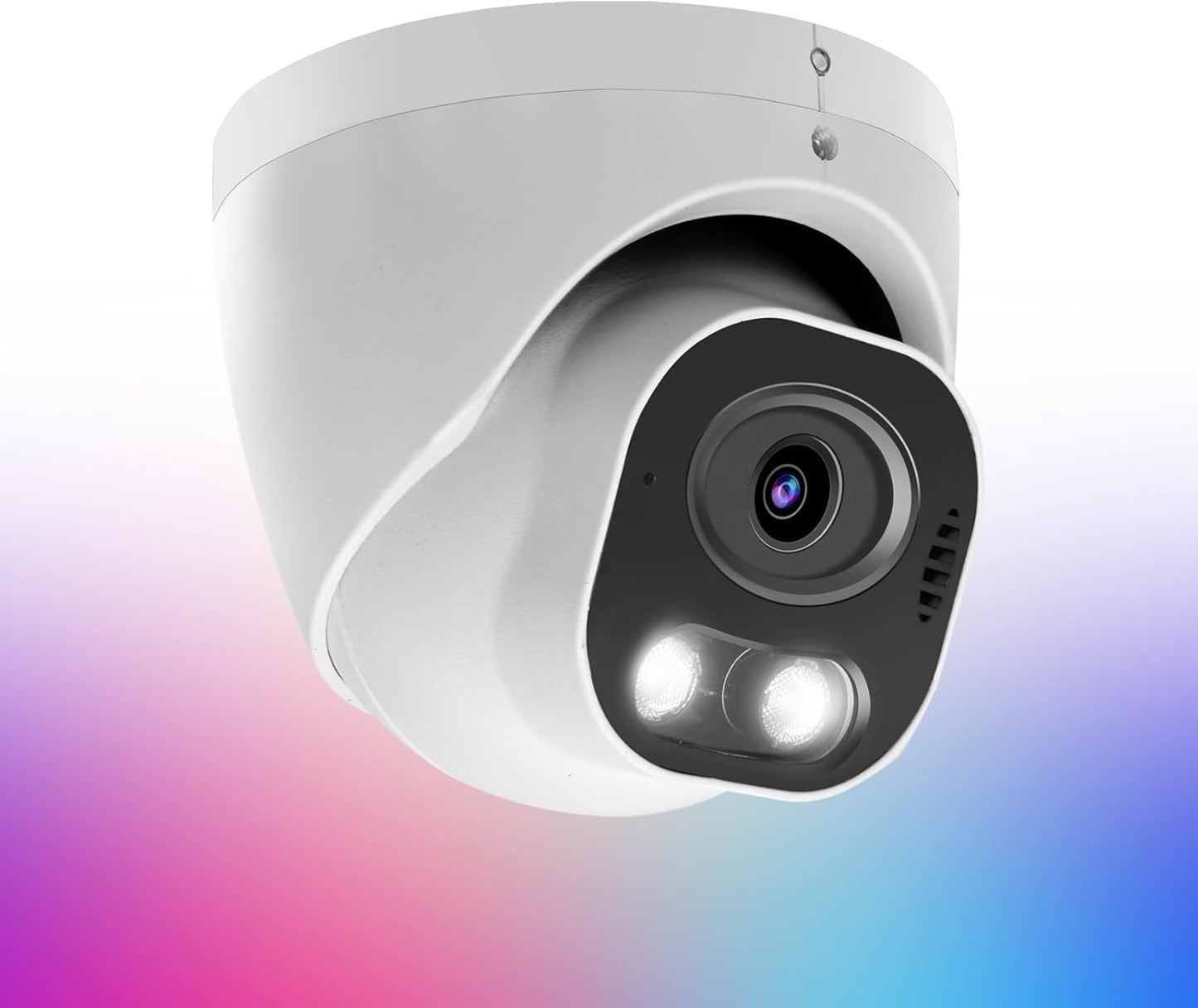 8MP 4K PoE IP Security Camera with Smart Dual Light Features