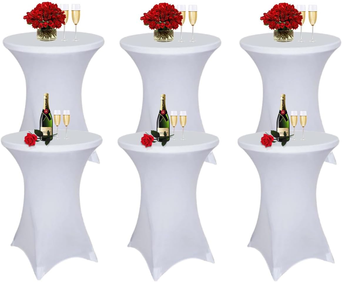 Spandex Stretch Highboy Table Covers for Parties and Events