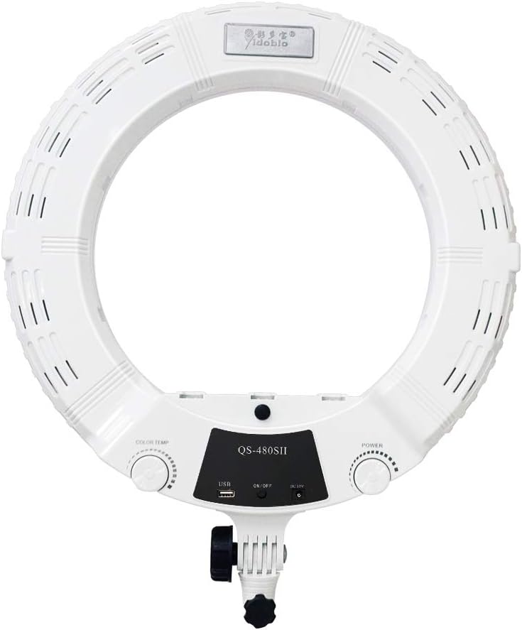 18ft' Dimmable 3200K-5500 96W Photographic Lighting Studio Ring Light