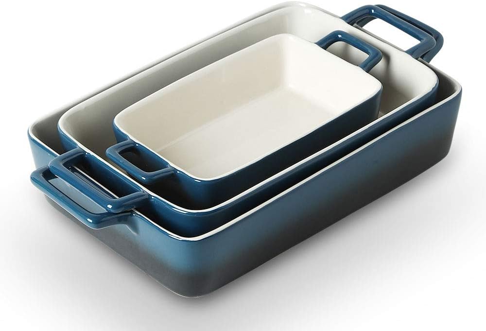 Bakeware Set with Gradient Design for Versatile Cooking Needs