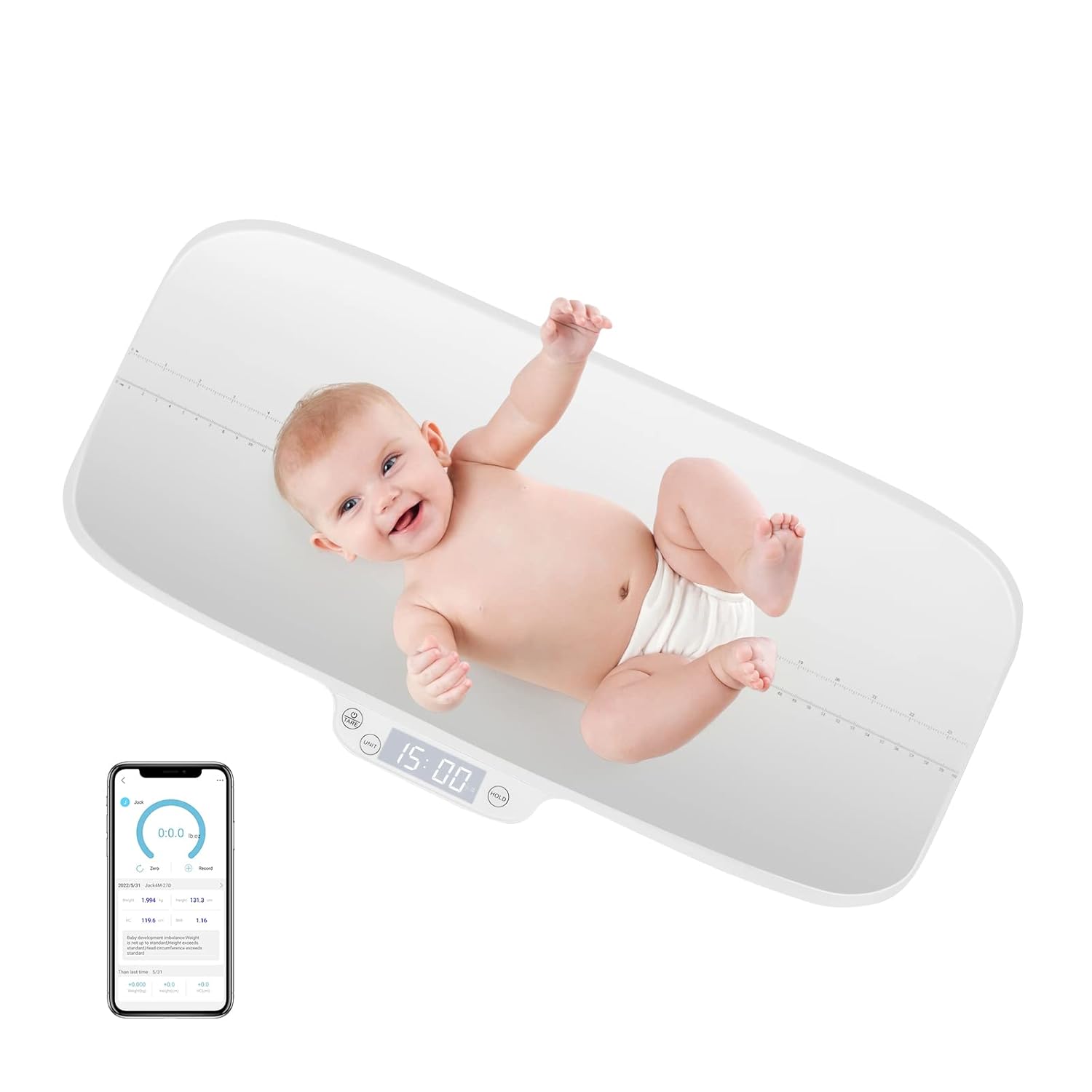 Multifunctional Baby Scale with Digital Display for Newborns