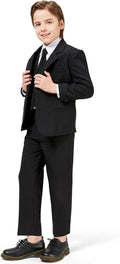 Toddler Boys' 5 Piece Classic Fit No Tail Formal Khaki