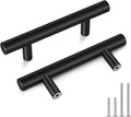 Black Cabinet Pulls 35 Pack 3in Hole Centers - Durable Matte Finish