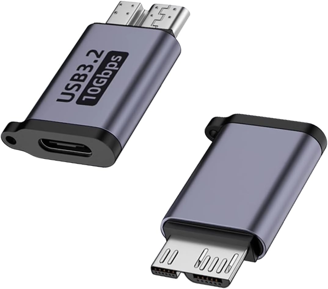 10Gbps Micro B to USB C Adapter - High-Speed Data Transfer!