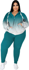 Women's Plus Size Two Piece Tracksuit Set - XL to 5XL Comfort