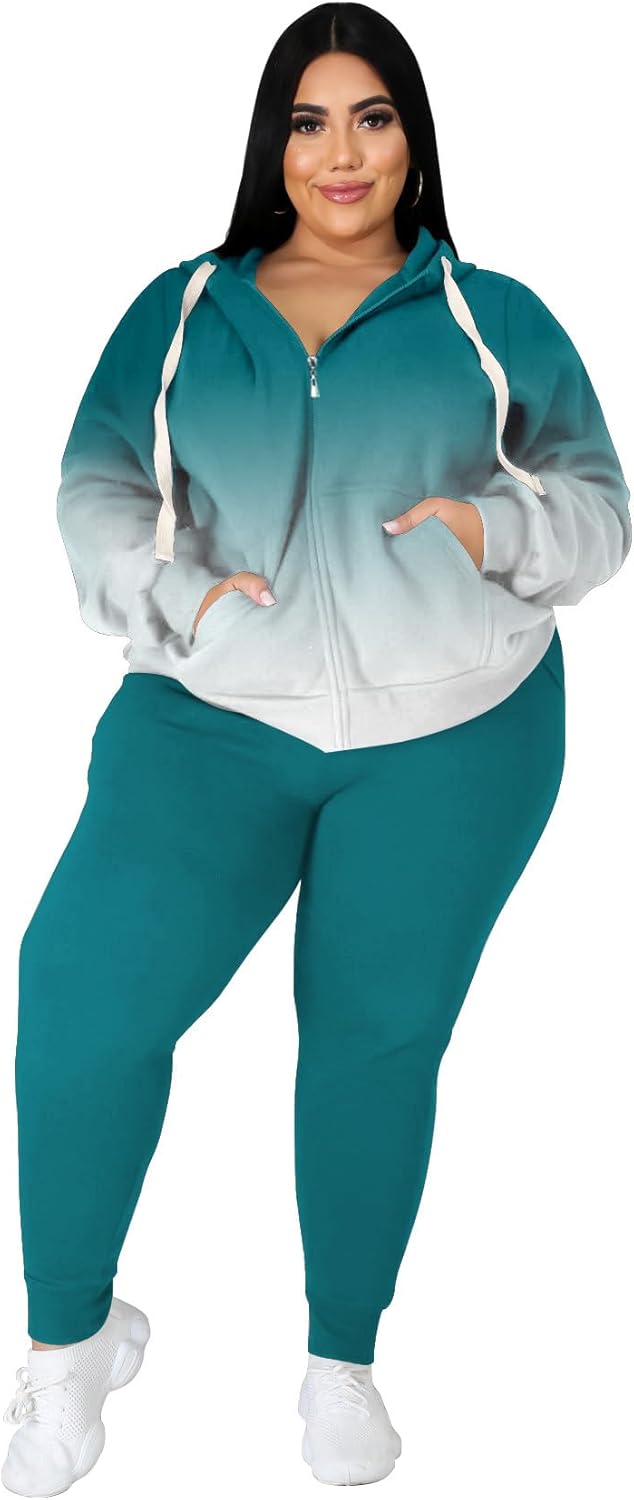 Women's Plus Size Two Piece Outfits for Comfort and Style