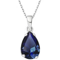 925 Sterling Silver Sapphire Necklace - Minimalist September