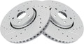 Front Performance Brake Rotors Set for Lexus GS/IS - G-Coated Premium