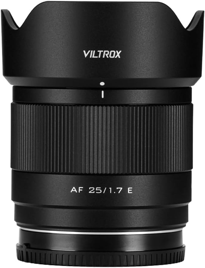 VILTROX 25mm f/1.7 Lens for E-Mount Cameras - Compact & Versatile