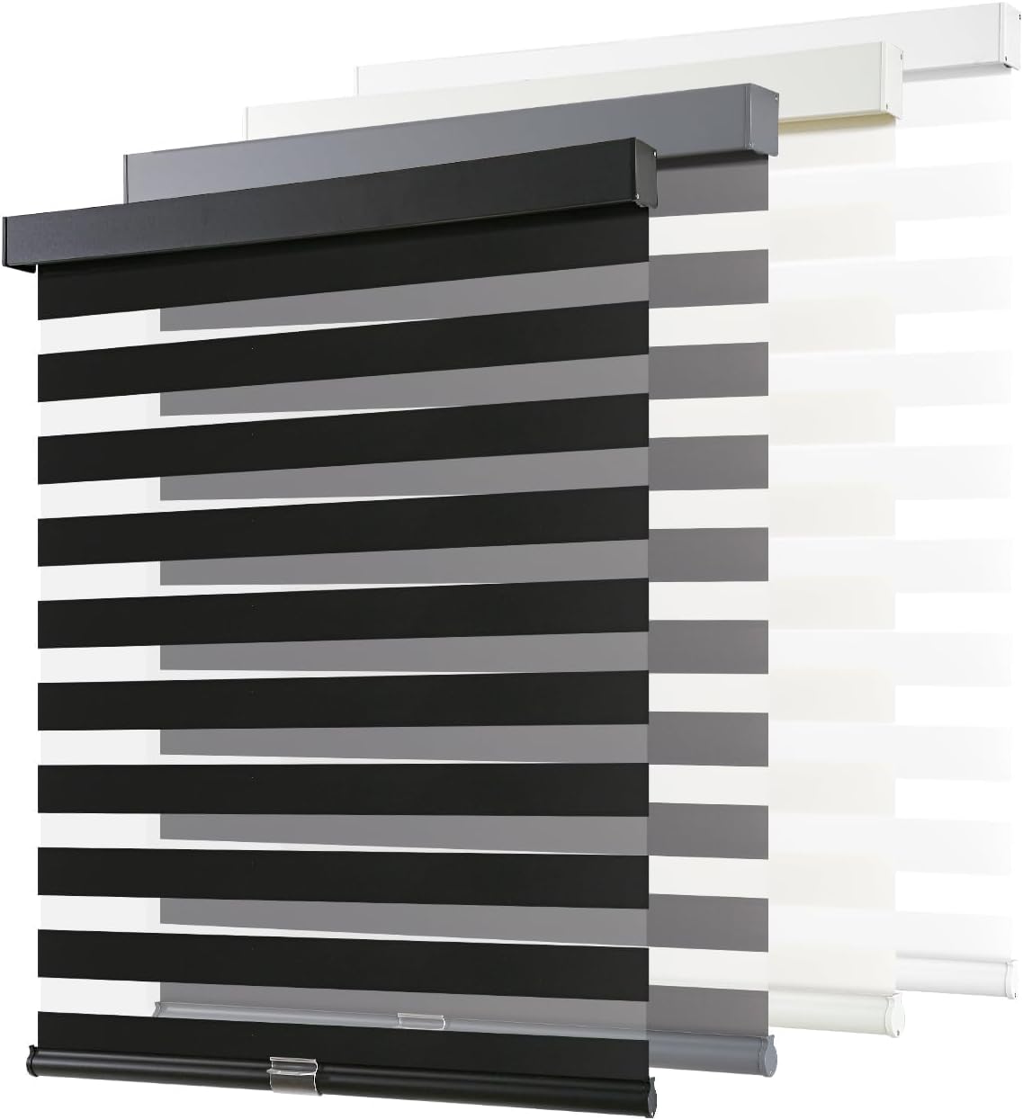 AOSKY Cordless Zebra Blinds for Windows - Stylish Light Control