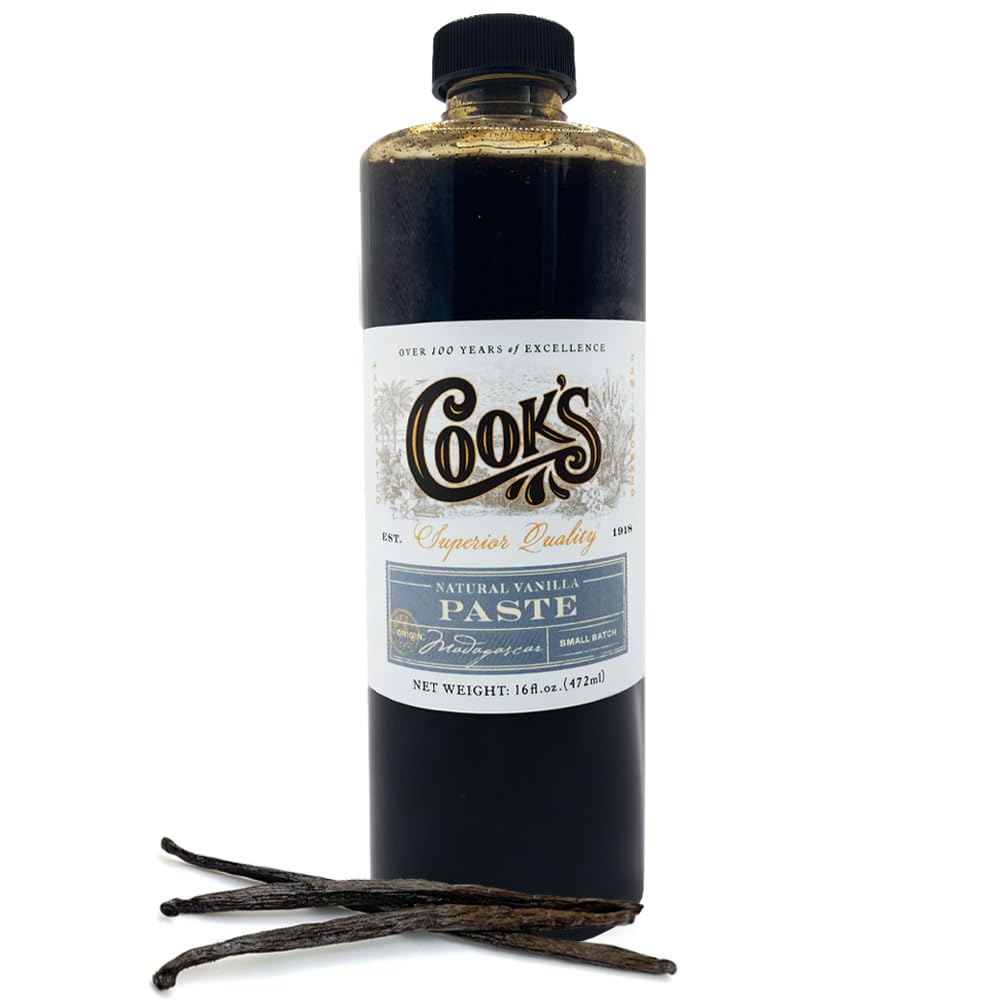 Natural Vanilla Bean Paste for Baking and Cooking - 16 oz