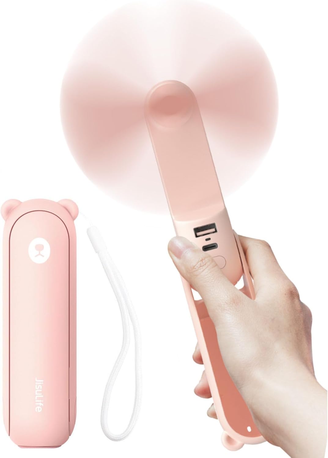 JISULIFE Handheld Fan - Stay Cool Anywhere!