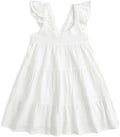 Curipeer Little Girl Cotton Linen Dress for Spring Summer Fun