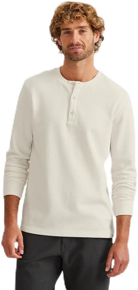Eddie Bauer Men's Eddie's Favorite Thermal Henley for Comfort