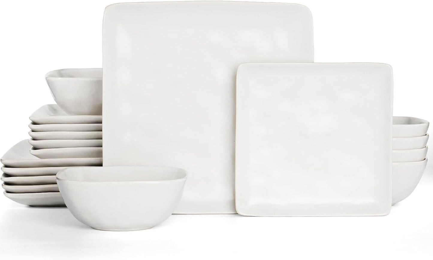 Famiware Dinnerware Sets for 6 - Ocean Square 18-Piece Set