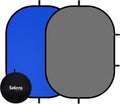 Collapsible Backdrop 59x78.7in Pop Up Blue Grey - Portable Studio
