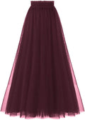 A Line Tulle Tea Length Skirt - Elegant Party & Evening Wear