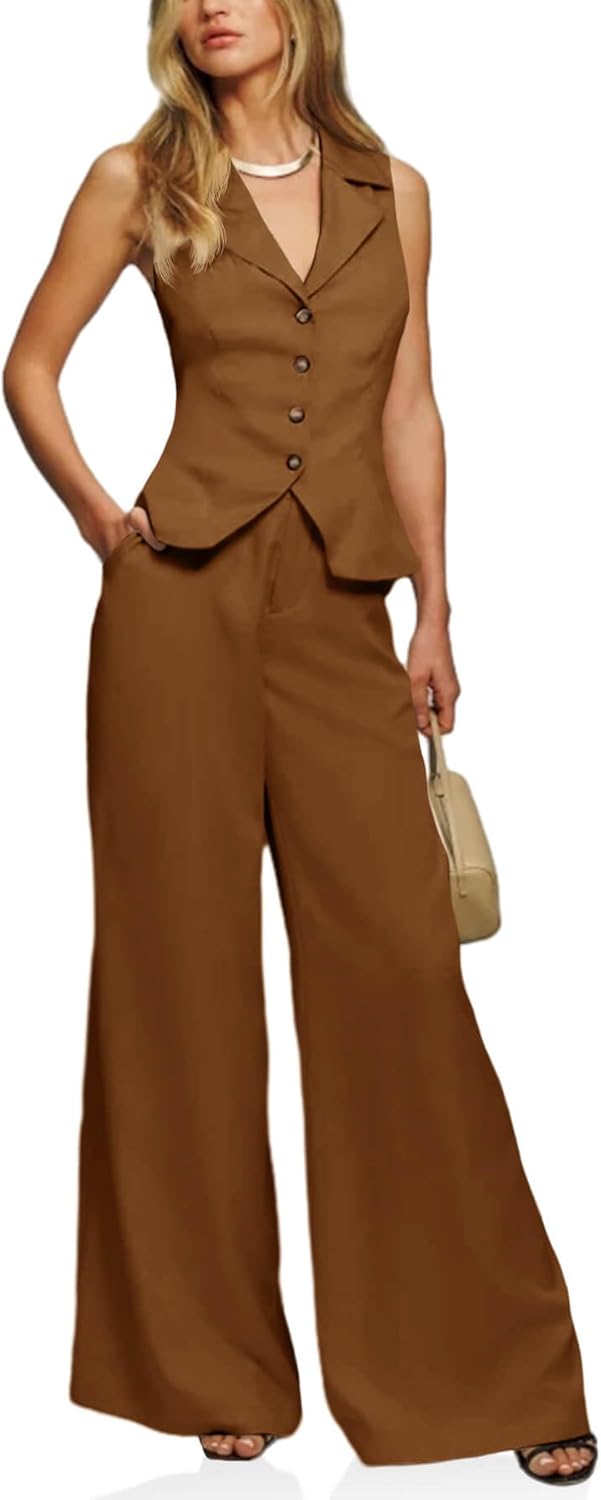 Cicy Bell Womens Vest Sets Summer 2 Piece Outfits for Style