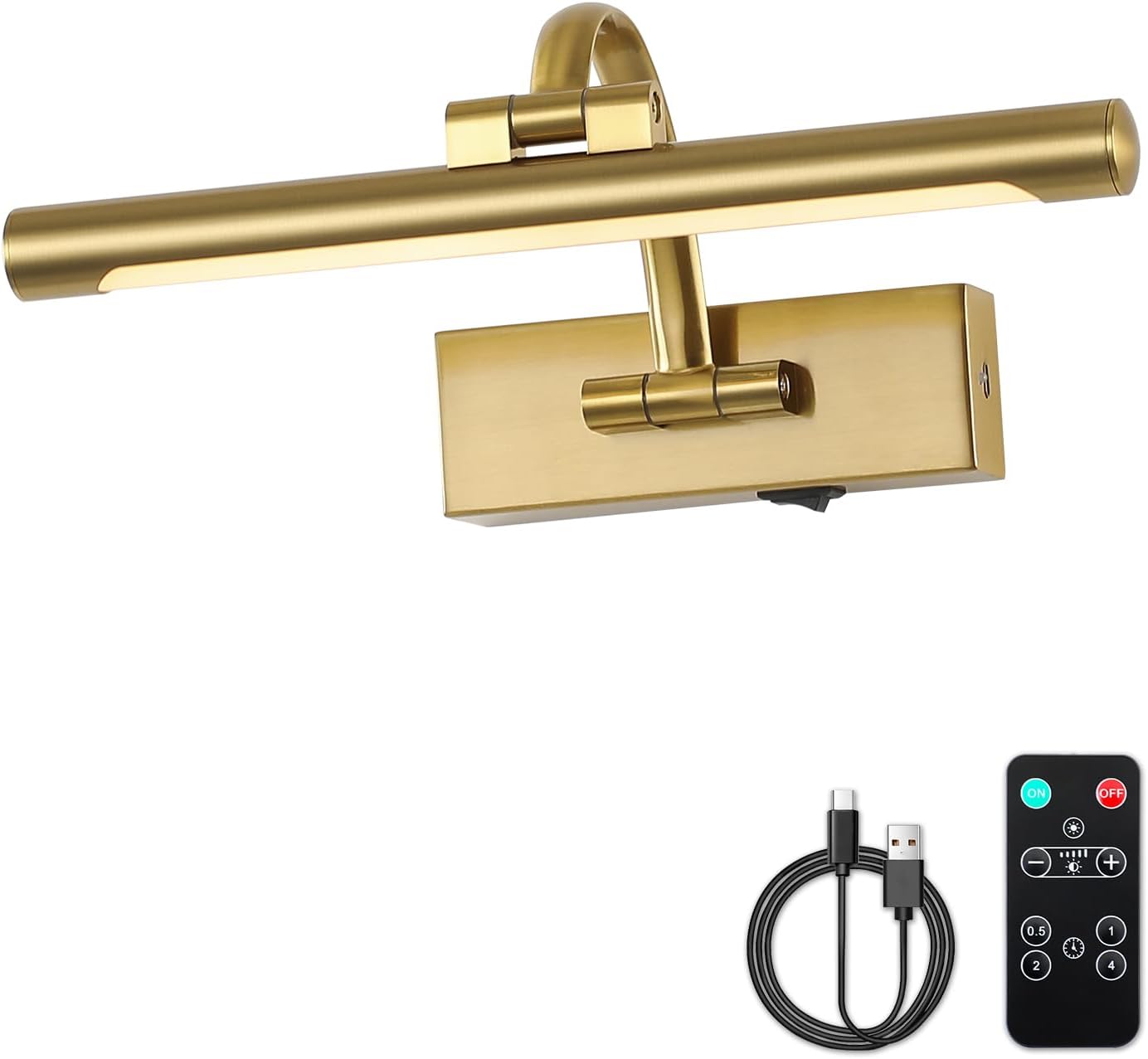 Wireless Picture Lights for Wall with Remote and Timer Function