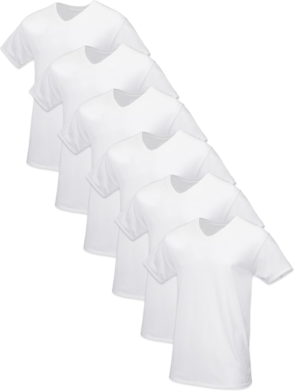 Fruit of the Loom Mens Tag-Free Cotton Undershirts for Comfort