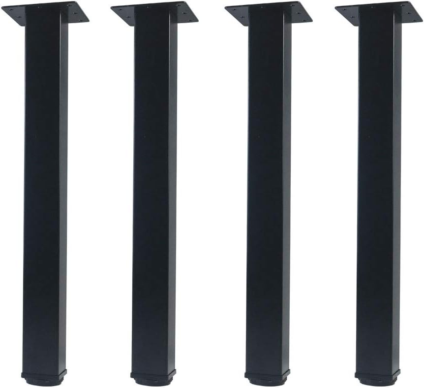 QLLY 16 inch Adjustable Metal Furniture Legs for Tables