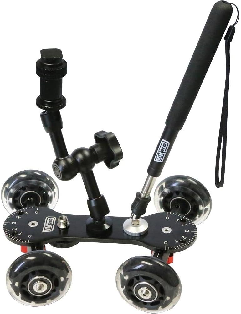 Vidpro SK-22 Professional Skater Dolly for Smooth Panning