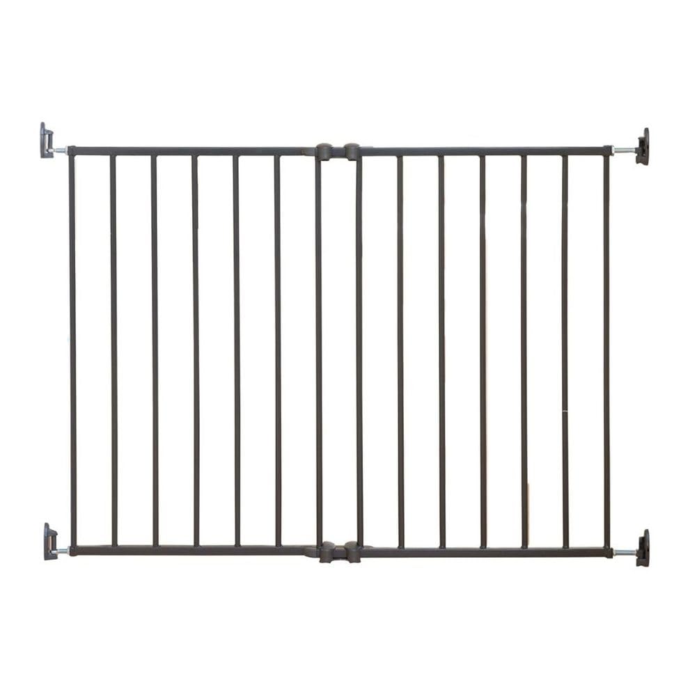 QDOS Extending SafeGate Baby Gate - Meets Euro Standards - Easy Install - Top of Stairs | Hardware Mount