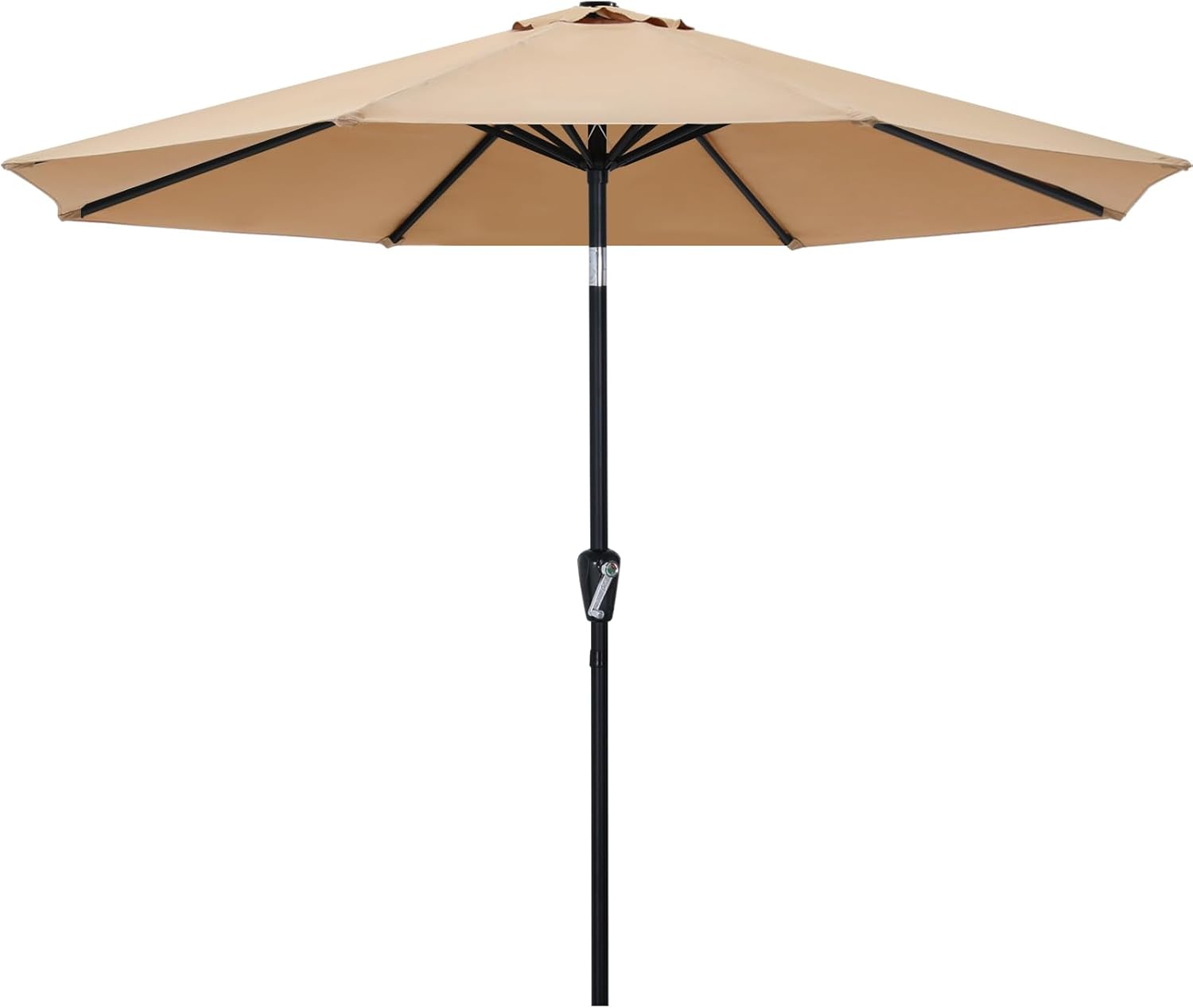 9FT Outdoor Patio Umbrella with Crank for Easy Set Up