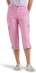 Lee womens Ultra Lux Comfort Cargo Capri Pant - Relaxed (Style NLJD)