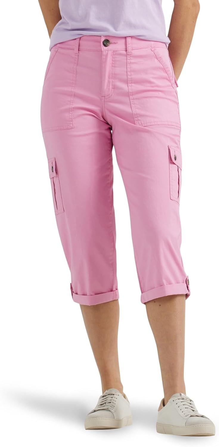 Lee womens Ultra Lux Comfort Flex-to-go Cargo Capri Pant Review