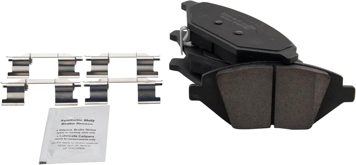 TRQ Front Brake Pads Ceramic for 2016-2021 Chevrolet Spark