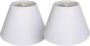 Tootoo Star Double Natural Linen Cone Barrel Lamp Shade Set
