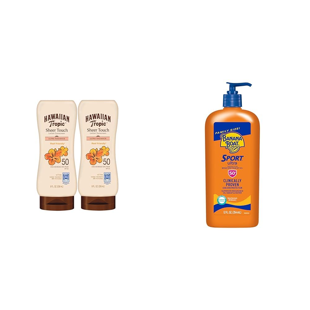Hawaiian Tropic Sheer Touch Ultra Radiance SPF 50 Twin Pack