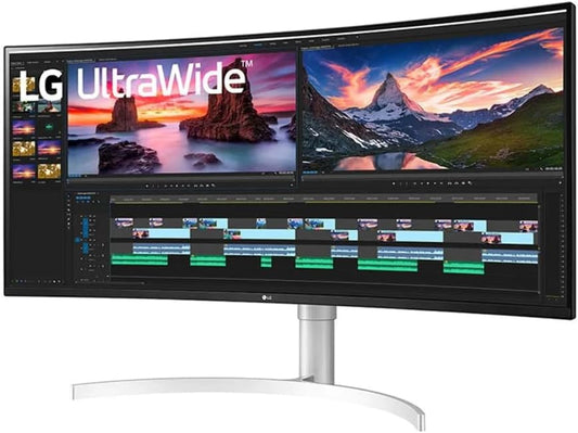 LG 38WN95C-W 38 Curved UltraWide Monitor - Immersive QHD+ Display
