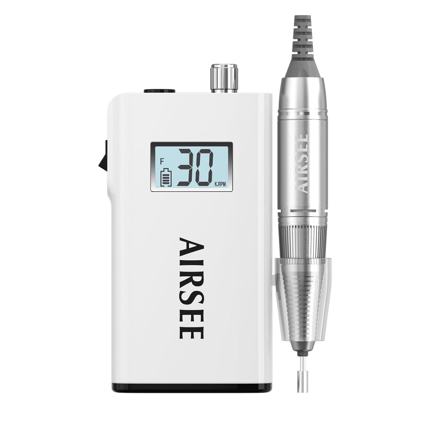 AIRSEE Rechargeable Electric Nail Drill for Professional Use