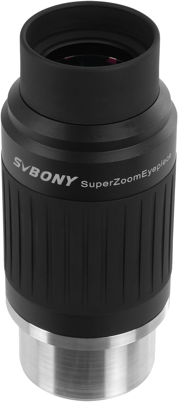 SVBONY SV230 Telescope Eyepiece: 8-20mm Zoom for Planetary Viewing