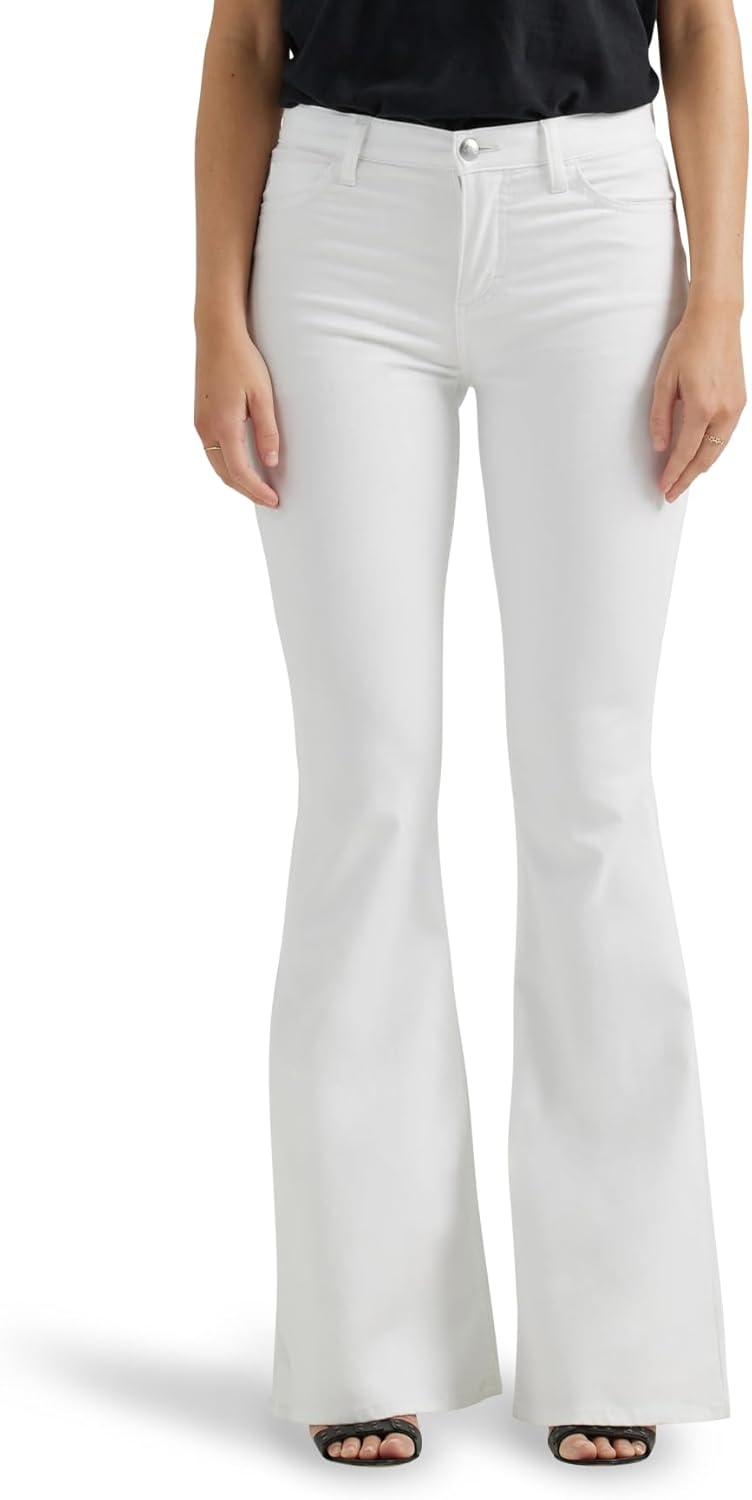Lee Womens Legendary Mid Rise Flare Jean for Stylish Comfort