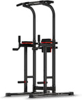 ZENOVA Pull Up Bar Dip Station Multi-Function Strength Trainer