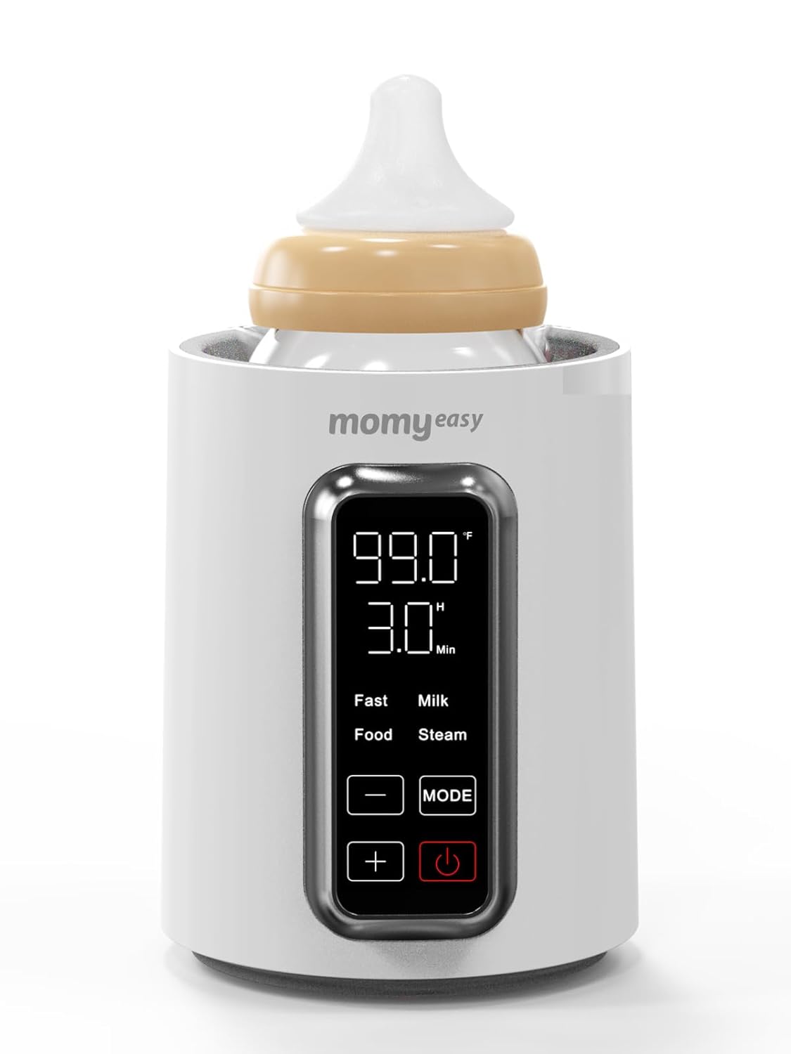 MOMYEASY Fast Baby Bottle Warmer - 2-Min Steam Heat, Precise Temp Control