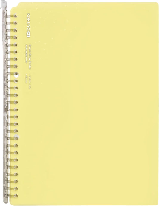 KOKUYO Smart B5 Lime Binder Bundle - 10 Extra Loose-leaf Sheets!