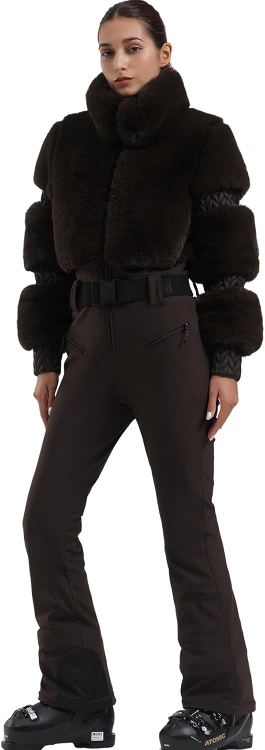 GSOU SNOW Women's Insulated Ski Suit - Stylish & Warm