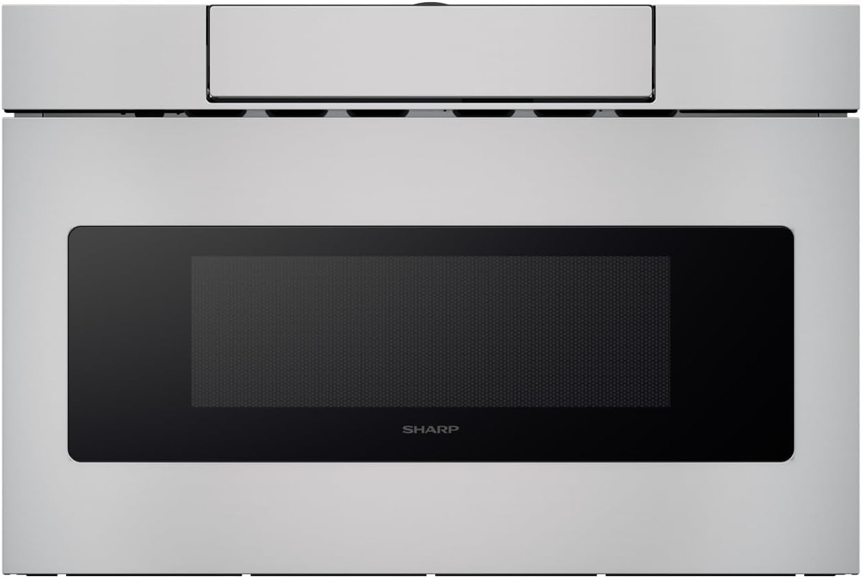 Sharp 24-Inch Stainless Steel Microwave Drawer - Fast 950W Cooking