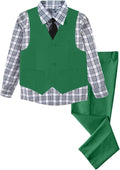 Formal 4 Piece Suit Set for Boys in Slim Fit Style