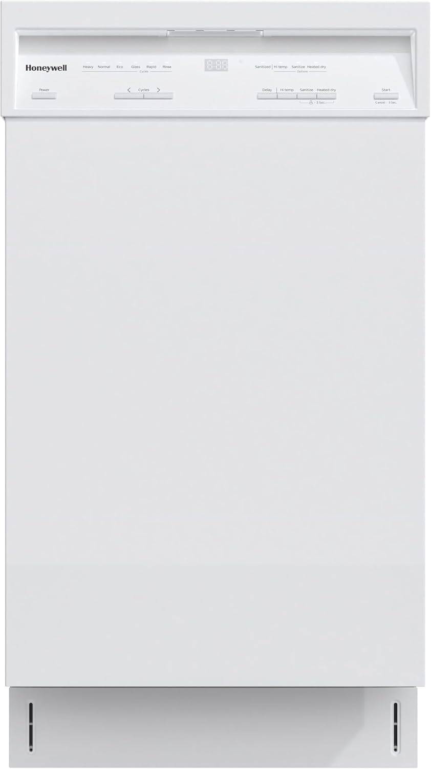 Honeywell 18 Inch Dishwasher with 8 Place Settings and More