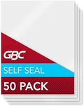 GBC Laminating Sheets Self Adhesive Pouches Letter Size - Glossy 3 Mil