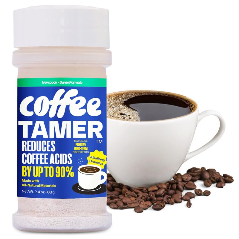 Coffee Tamer Acid Reducing Granules for Low-Acid Coffee Bliss
